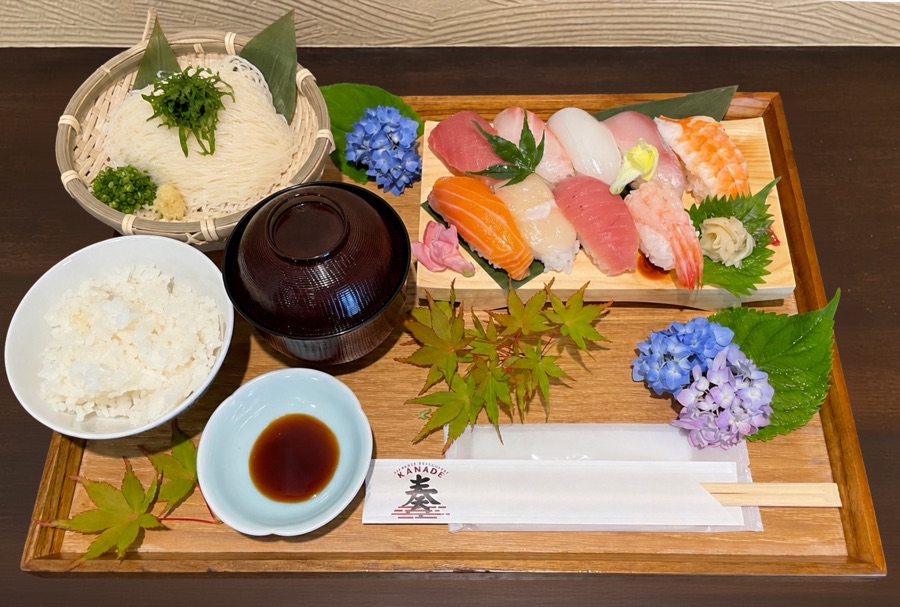 奏の寿司ランチ
