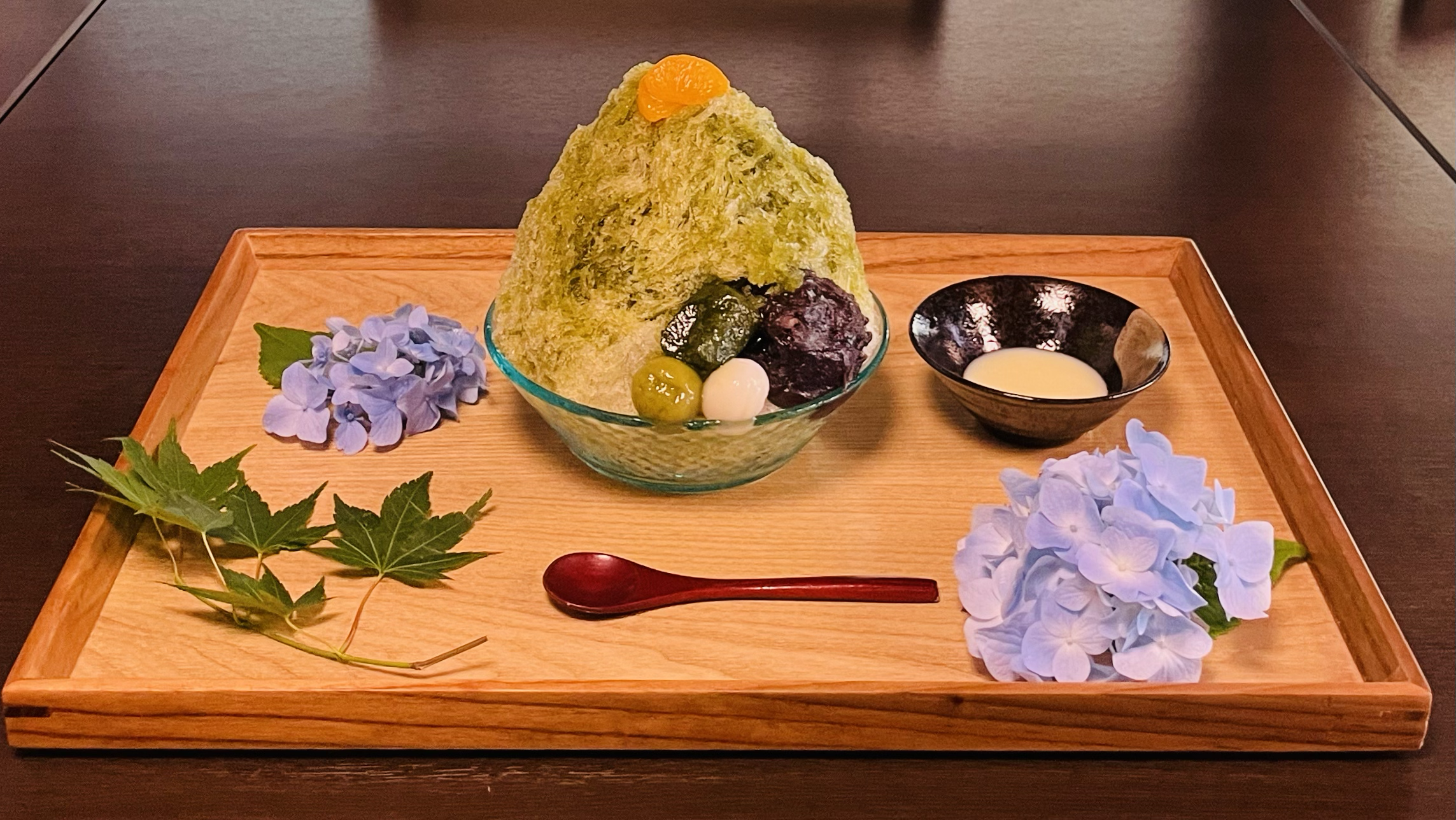 抹茶かき氷